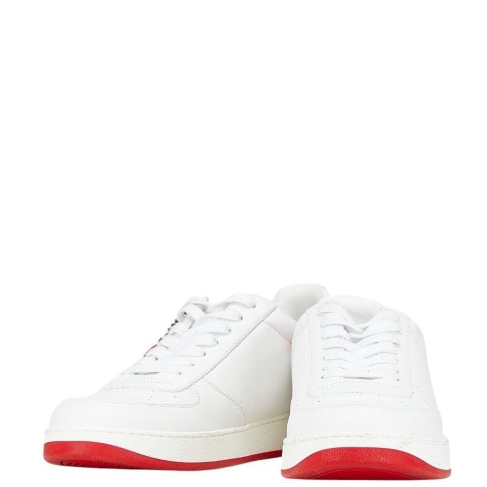 Louis Vuitton Rivoli Line Leather Rubber Sneakers White